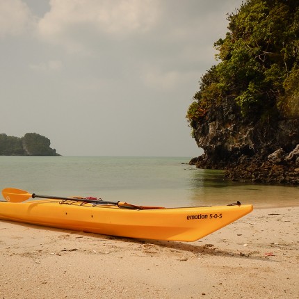 Kayaks de mer en Thaïlande